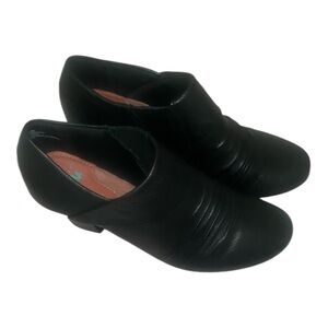 Black Leather Ankle Boots